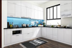 Mẫu không gian bếp hiện đại 1