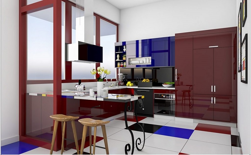 Một số nguyên tắc khi thiết kế không gian bếp nhà cấp 4