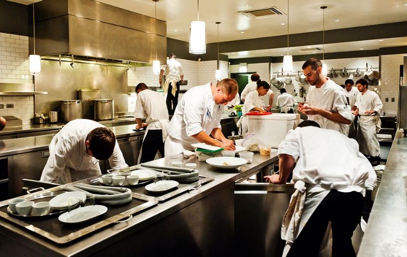 Nguyên tắc khi thiết kế không gian bếp nhà hàng