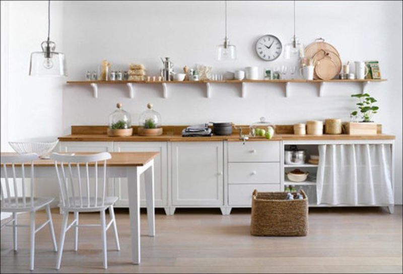 Bếp nhỏ đẹp và hiện đại trong phong cách Bắc Âu