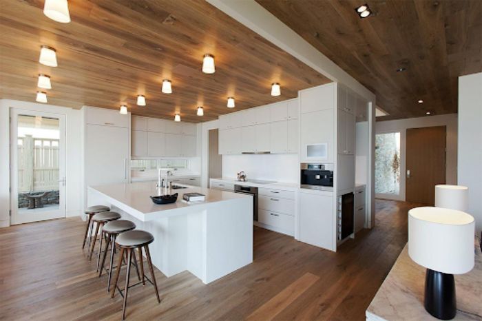 Sử dụng đảo bếp giúp không gian trở nên ấn tượng hơn