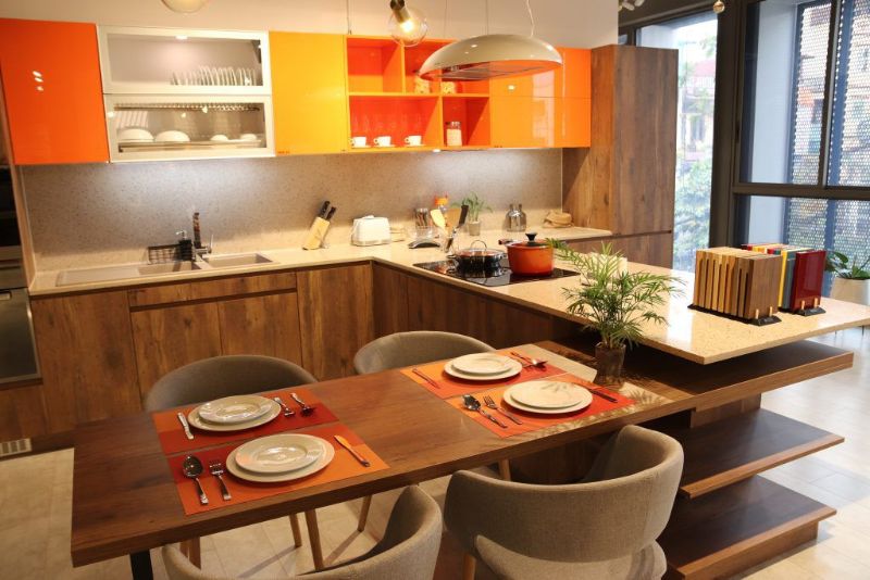 Tích hợp không gian bếp và phòng ăn