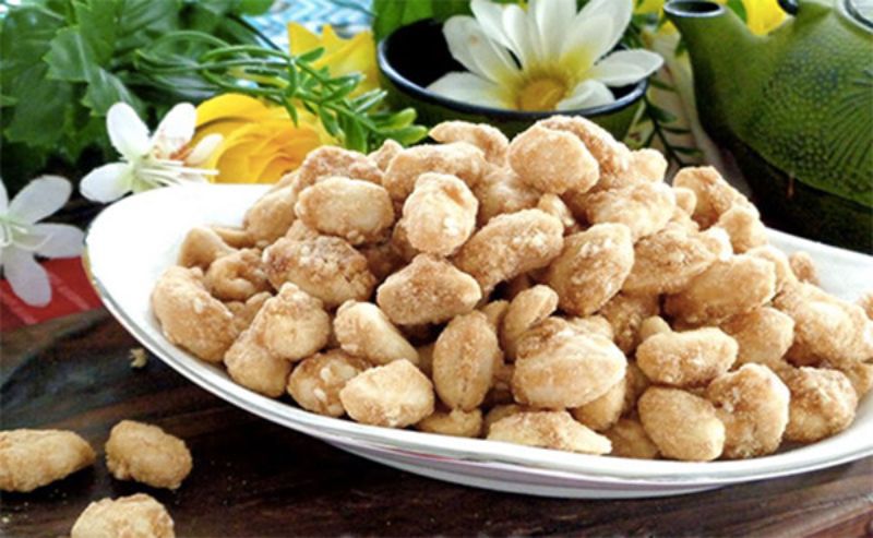 Hướng dẫn cách làm mứt lạc bọc bột