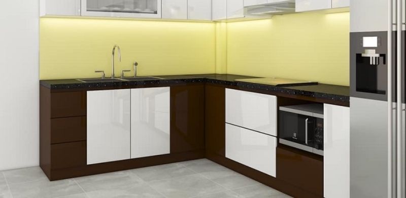 Mẫu mã của tủ bếp nhựa MDF