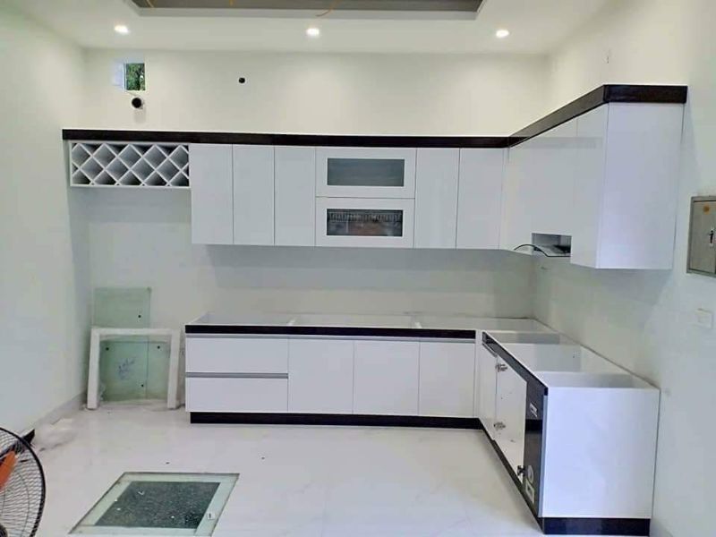 Mẫu tủ bếp nhựa Đài Loan đang hot hiện nay