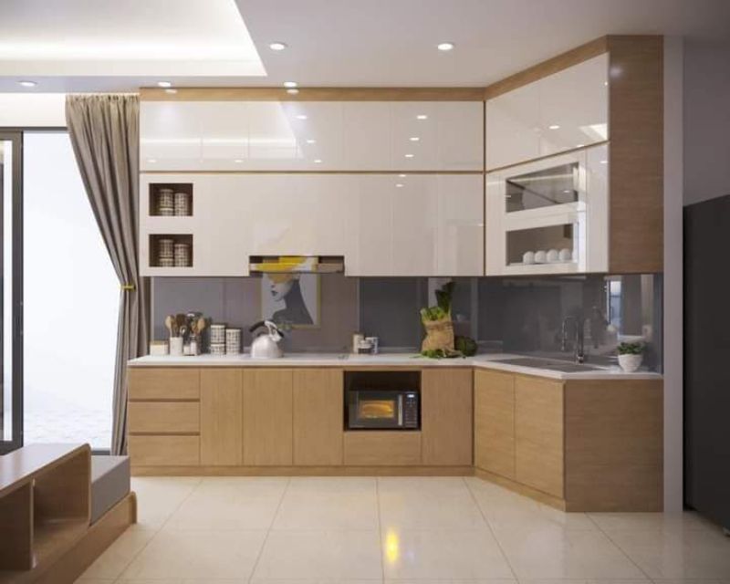 Review tủ bếp nhựa vincoplast chi tiết