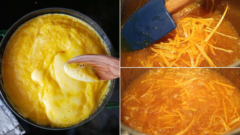 Sên mứt cam ăn bánh mì 