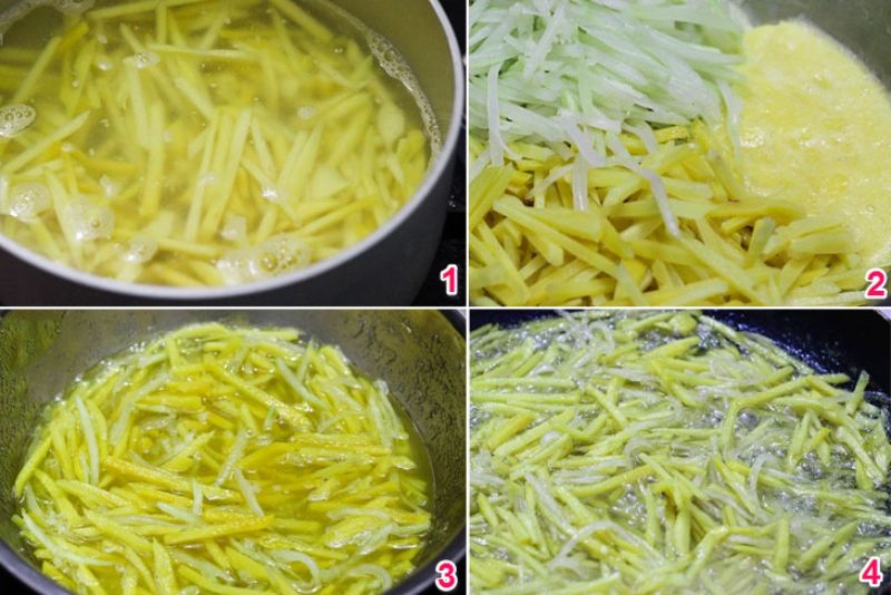 Sên mứt gừng từng bước chi tiết