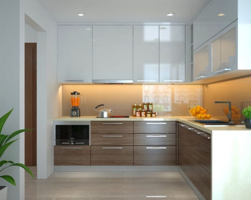 Mẫu mã của tủ bếp nhựa MDF 