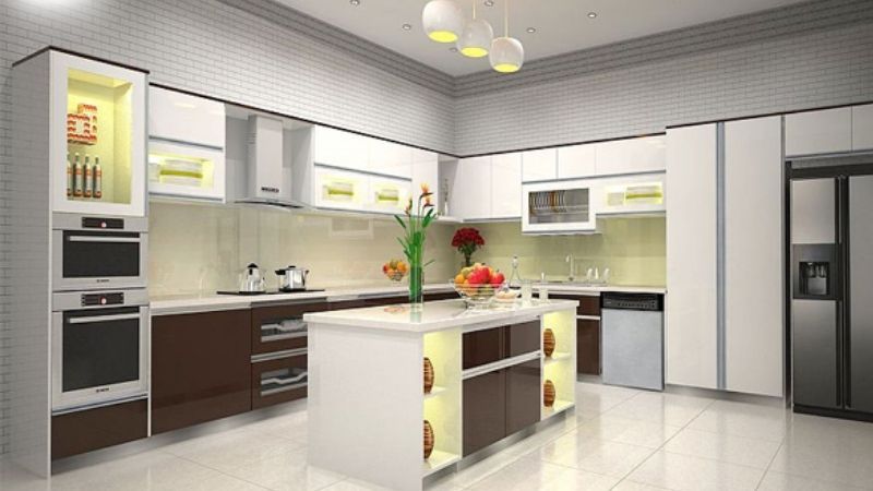 cách bố trí bếp chữ L