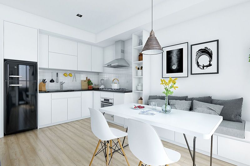 lưu ý khi thiết kế nhà bếp về kiến trúc