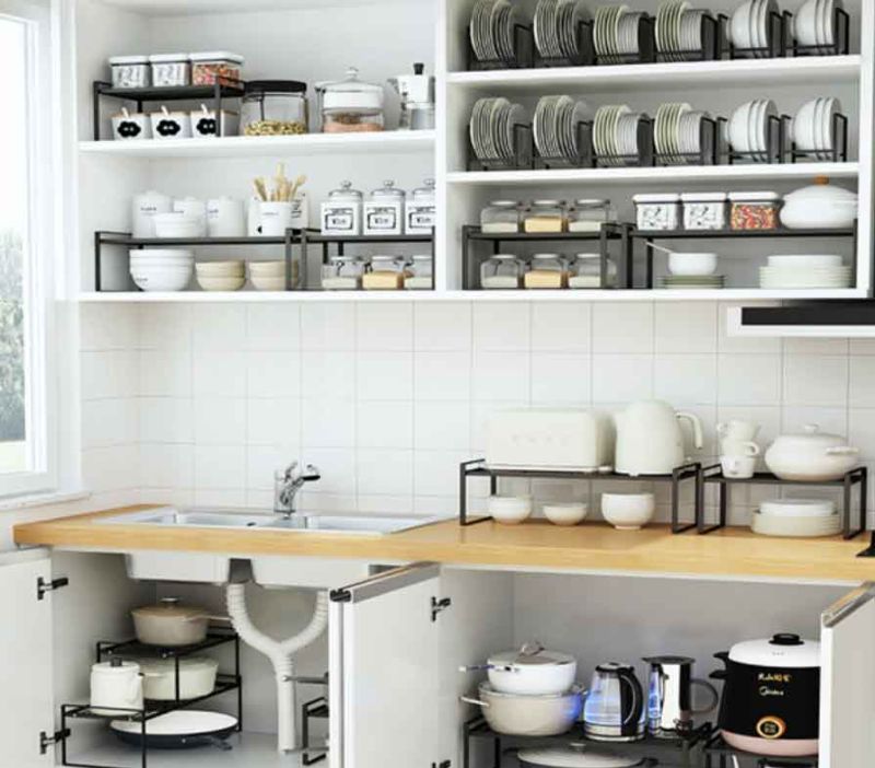 sắp xếp dụng cụ theo chiều dọc