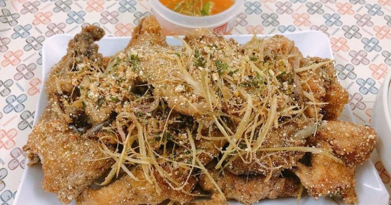 cách làm gà rang muối sả