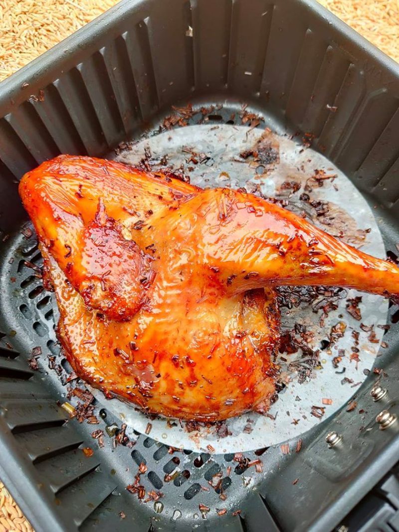    cách làm gà nướng mật ong ở nồi chiên không dầu 