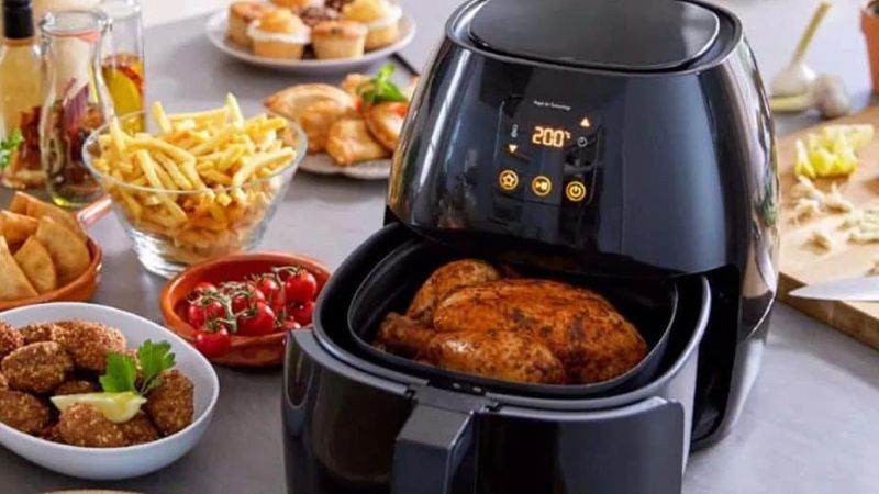 cách làm gà nướng muối ớt ở nồi chiên không dầu 