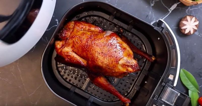cách làm gà nướng ở nồi chiên không dầu 