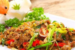 Hướng dẫn cách làm thịt lợn xào lăn thơm ngon siêu dễ làm