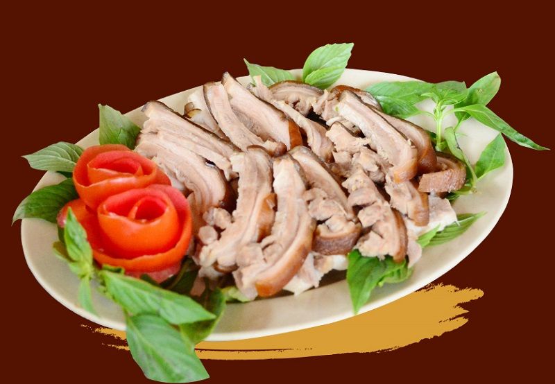 Thành phẩm thịt lợn rừng hấp